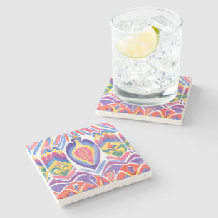 traditioneel Roemeens decor Stenen Onderzetter