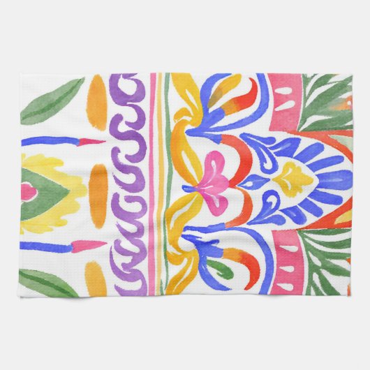 traditioneel Roemeens decor Theedoek (Horizontaal)