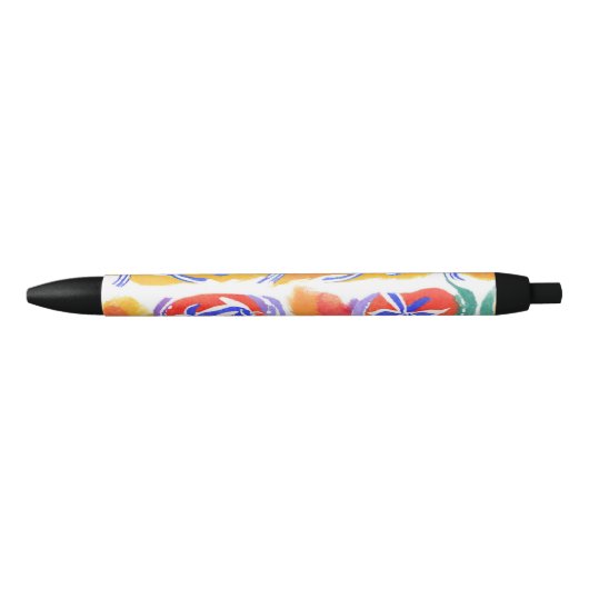 traditioneel Roemeens decor Zwarte Inkt Pen (Voorkant)