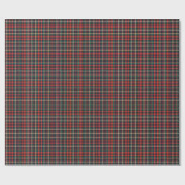 Traditioneel rood en groen Schotse tartan geruit Cadeaupapier