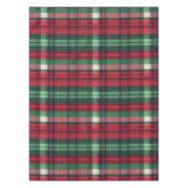 Traditioneel rood groen plaid tartan tafelkleed (Voorkant)