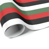 Traditioneel - rood/groen/zwart? Wit Cadeaupapier (Rol Hoek)