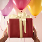 Traditioneel rood - inpakpapier Solid Roll