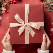 Traditioneel rood - inpakpapier Solid Roll