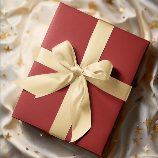 Traditioneel rood - inpakpapier Solid Roll