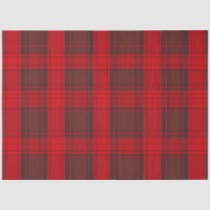 Traditioneel rood Plaid Tartan Modern Collectie Tissuepapier