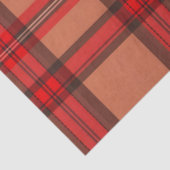 Traditioneel rood Plaid Tartan trendy Collectie Tissuepapier (Detail)