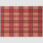 Traditioneel rood Plaid Tartan trendy Collectie Tissuepapier (Voorkant)