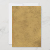 Traditioneel Rustisch Gevist | 50e verjaardag Kaart (Achterkant)