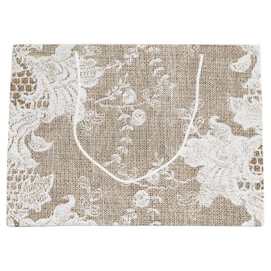 traditioneel rustisch land , gebarsten en aangebo groot cadeauzakje (Voorkant)