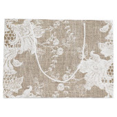  traditioneel rustisch land , gebarsten en aangebo groot cadeauzakje (Achterkant)