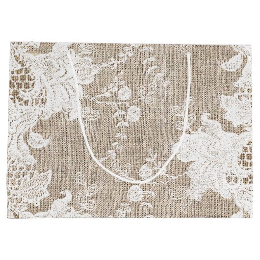 traditioneel rustisch land , gebarsten en aangebo groot cadeauzakje (Achterkant)