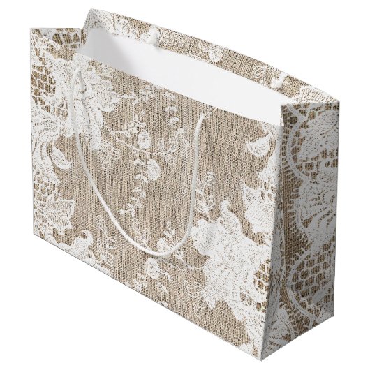  traditioneel rustisch land , gebarsten en aangebo groot cadeauzakje (Achterkant Gekanteld)