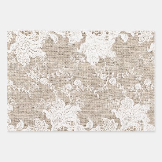  traditioneel rustisch land , gebarsten en aangebo inpakpapier vel (Voorkant)