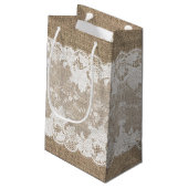 traditioneel rustisch land , gebarsten en aangebo klein cadeauzakje (Achterkant Gekanteld)