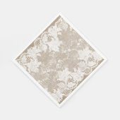  traditioneel rustisch land , gebarsten en aangebo servet (Hoek)