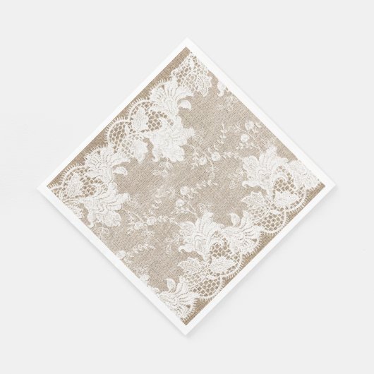 traditioneel rustisch land , gebarsten en aangebo servet (Hoek)