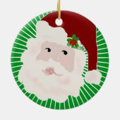 Traditioneel Santa Keepsake Ornament (Achterkant)