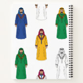 Traditioneel Saoedi-Arabisch mannengewand Notitieboek (Achterkant)