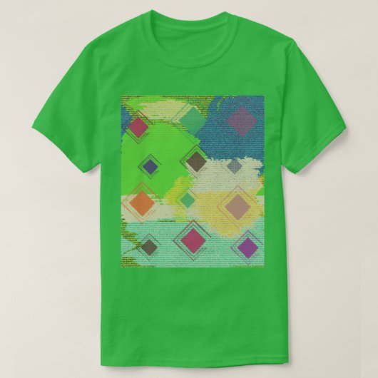 Traditioneel schilderij van Marokko T-shirt (Design voorkant)