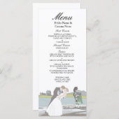 Traditioneel Schots en Keltisch Weddenschap Menu (Voorkant / Achterkant)