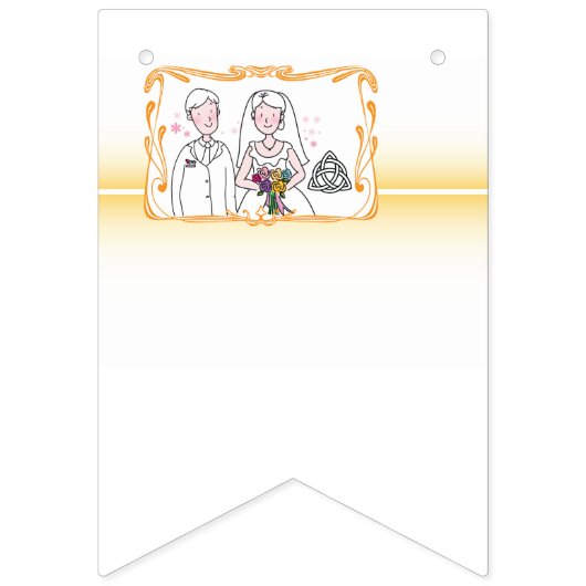 Traditioneel Schots en Keltisch Weddenschap Vlaggetjes (Eerste vlag)