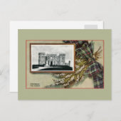 Traditioneel Schots  Inverness castle Briefkaart (Voorkant / Achterkant)