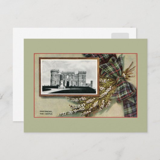Traditioneel Schots Inverness castle Briefkaart (Voorkant / Achterkant)