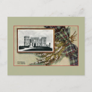 Traditioneel Schots  Inverness castle Briefkaart