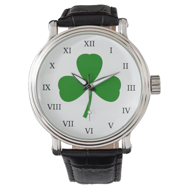 Traditioneel Shamrock horloge (Voorkant)