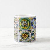 Traditioneel Siciliaans keramisch tegelpatroon Koffiemok (Center)