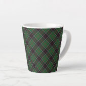 Traditioneel Sinclair-clan Hoogland Schotse Plaid Latte Mok (Rechterhoek)
