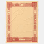 Traditioneel Slavisch kalenderpatroon Fleece Deken (Voorkant)