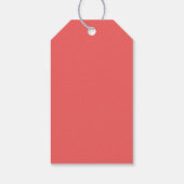 Traditioneel - Soft Red - Minimalistische cadeau L Cadeaulabel (Achterkant)