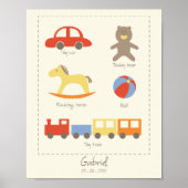 Traditioneel speelgoed - Poster (Voorkant)