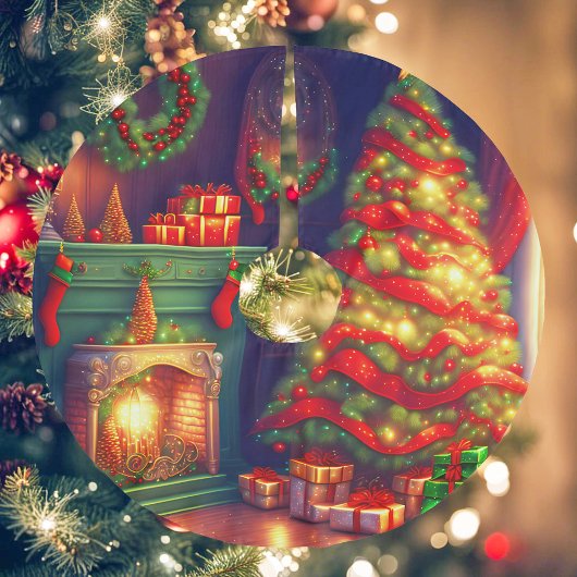 Traditioneel  stijl kerstboom kerstboom rok