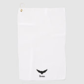 Traditioneel stijlvol Eagle, standaard Golfhanddoek (Voorkant)