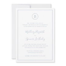 Traditioneel stoffig blauw elegant alles in één br