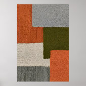 Traditioneel tapijt geïnspireerd ontwerp poster (Voorkant)