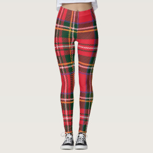 Traditioneel Tartan geruite naadloze behang Leggings