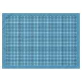 Traditioneel Tartan Plaid tafelkleed in Navy Blue (Voorkant (Horizontaal))