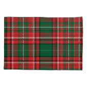 Traditioneel tartan: rood-groen geruite patroon. kussensloop (Achterkant)