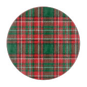Traditioneel tartan: rood-groen geruite patroon. snijplank (Voorkant)
