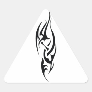 Traditioneel tatoeagekunst geïnspireerd ontwerp sticker