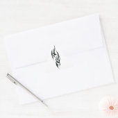 Traditioneel tatoeagekunst geïnspireerd ontwerp sticker (Envelop)