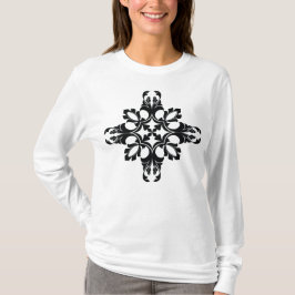 Traditioneel tatoeagekunst geïnspireerd ontwerp t-shirt