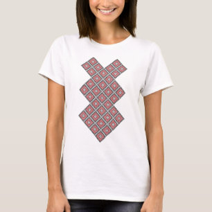 Traditioneel Tatreez borduurpatroon # 16 T-shirt