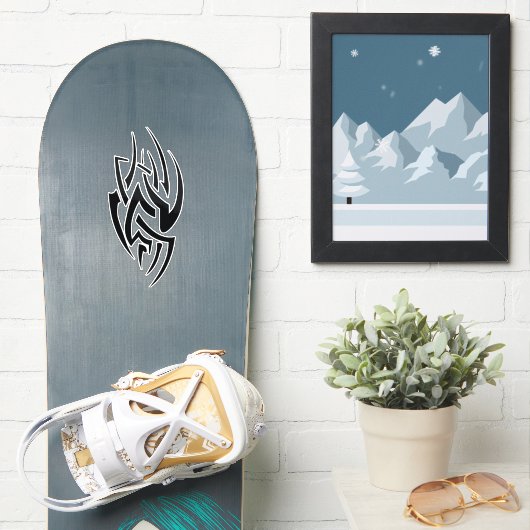 Traditioneel Tattoo Kunst Geïnspireerd Ontwerp Sticker (Snowboard)