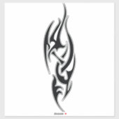 Traditioneel tattoo kunst geïnspireerd ontwerp sticker (Vel)