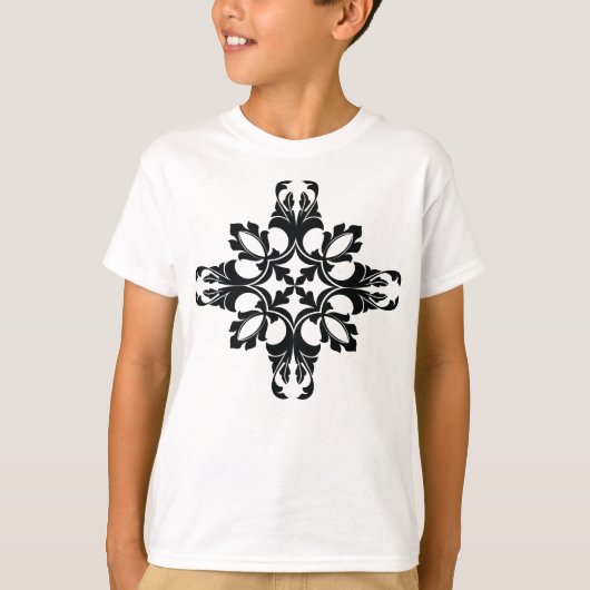 Traditioneel tattoo kunst geïnspireerd ontwerp t-shirt (Voorkant)